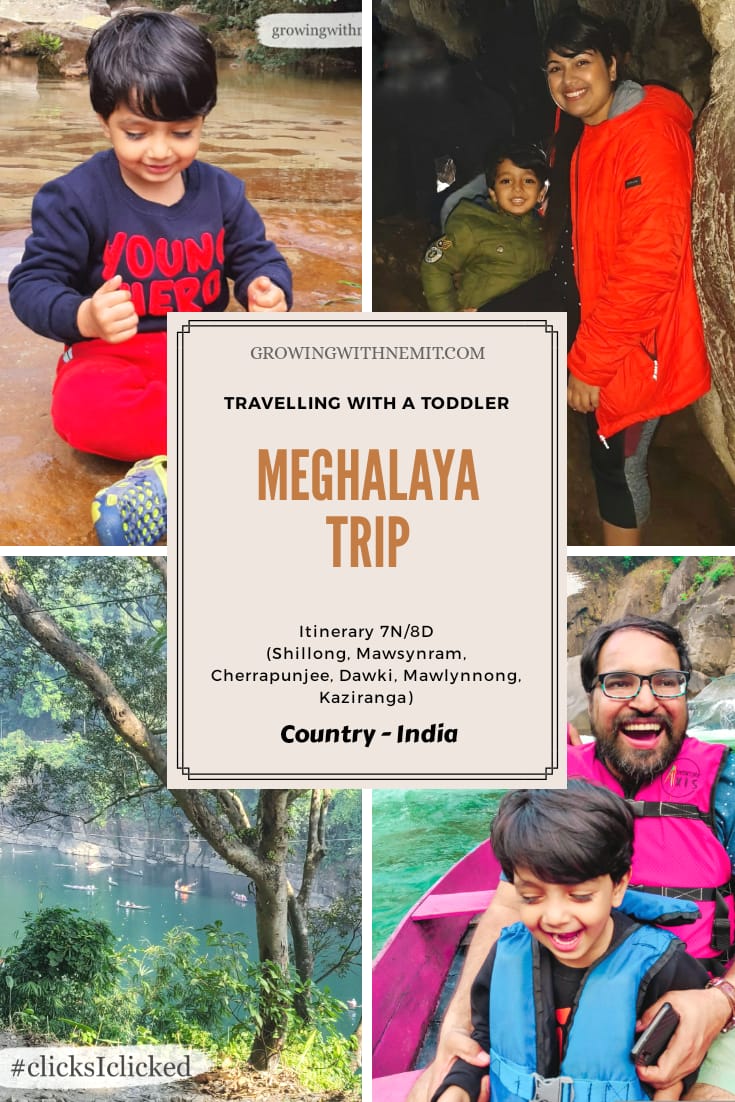 Meghalaya trip itinerary - Traveling with a toddler