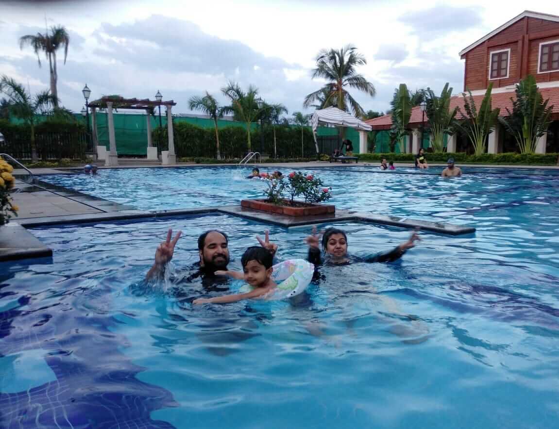 Swimming pool at the resort