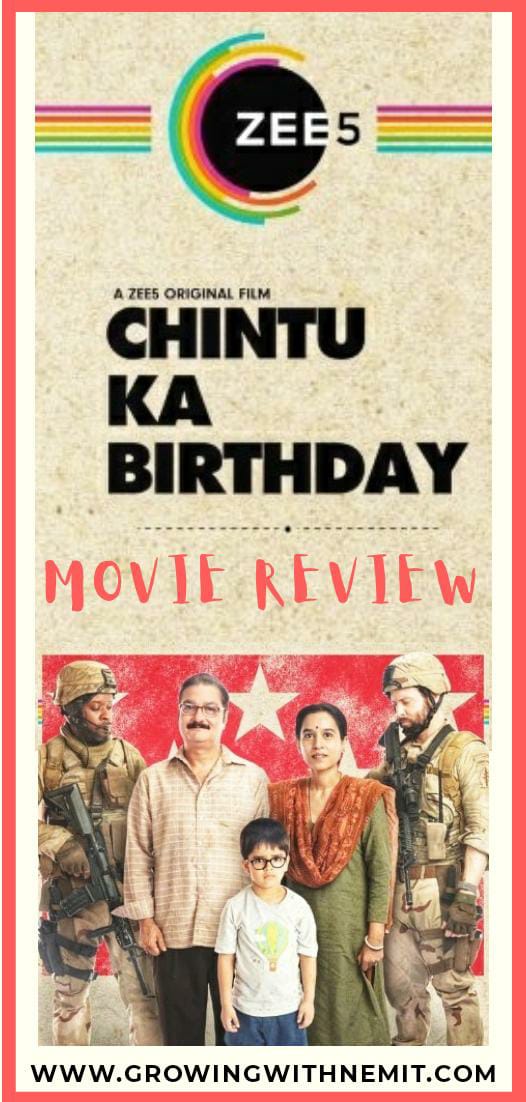Every weekend, we plan a movie night and this Saturday we watched 'Chintu Ka Birthday' which is a light Indian family drama. Here's my review...