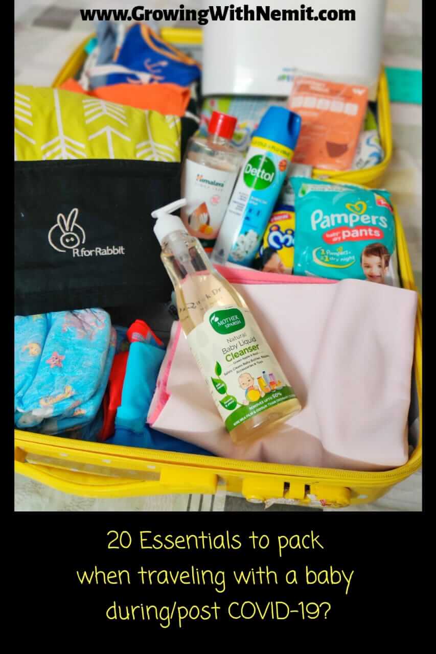 Why to Pack Baby Liquid Cleanser when Traveling with a Baby?