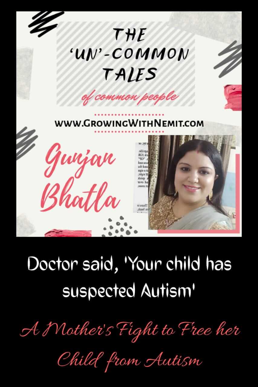 Gunjan has shared her experience of how she overcame the obstacles to free her son from Autism. She says that just screen time is not the reason for Autism.