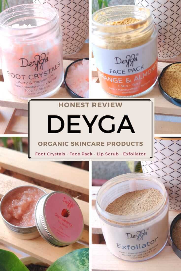Here, I am sharing my experience of using Deyga Organic Skincare Products. Deyga is an organic skin and haircare brand based at Tamil Nadu, India.