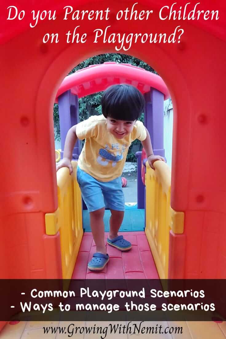 As a parent, what do you do when you see a child misbehaving on the playground? Should you parent other children? Here are ways to handle such situations.