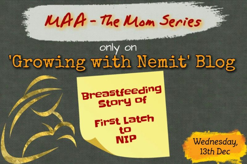 The Mom Series Post from Sapna telling her breastfeeding story