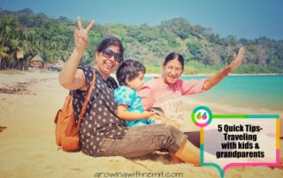 5 Quick tips when traveling with kids and grandparents