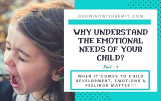 Why to understand the emotional needs of a child, toddler?