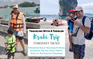 Krabi Trip Itinerary - Traveling with a toddler