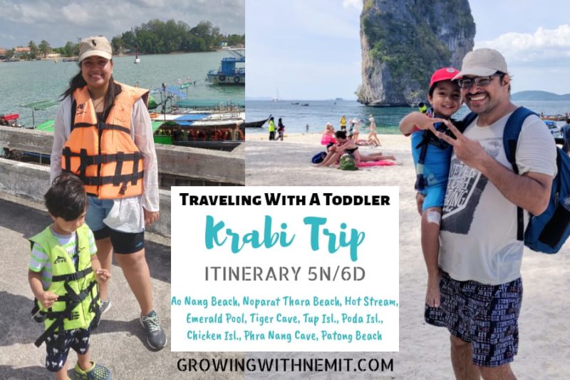 Krabi Trip Itinerary - Traveling with a toddler