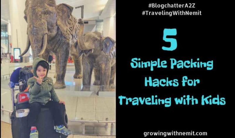 Packing hacks when traveling with kids