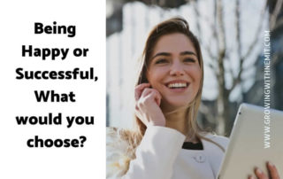 Being happy or successful?