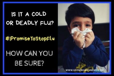 Is it a Cold or Deadly Flu? How can you be sure? #IPromiseToStopFlu