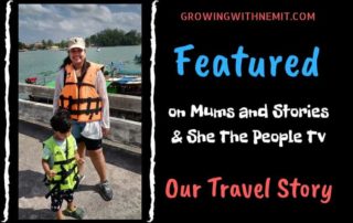 It is always a pleasure to share our story with people who are interested in knowing it & that's how we got featured on Mums and Stories blog. #feature #travelmom #travelstory #travelerfamily