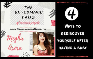 Megha has shared her secret of being a happy mother. Her tips to rediscover yourself after having a baby' will help a lot of new mothers out there.