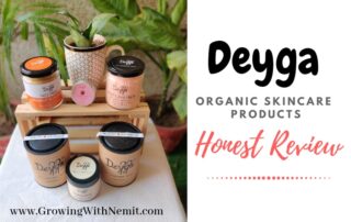 Here, I am sharing my experience of using Deyga Organic Skincare Products. Deyga is an organic skin and haircare brand based at Tamil Nadu, India.