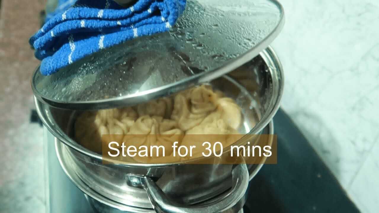 Steam for 30 mins