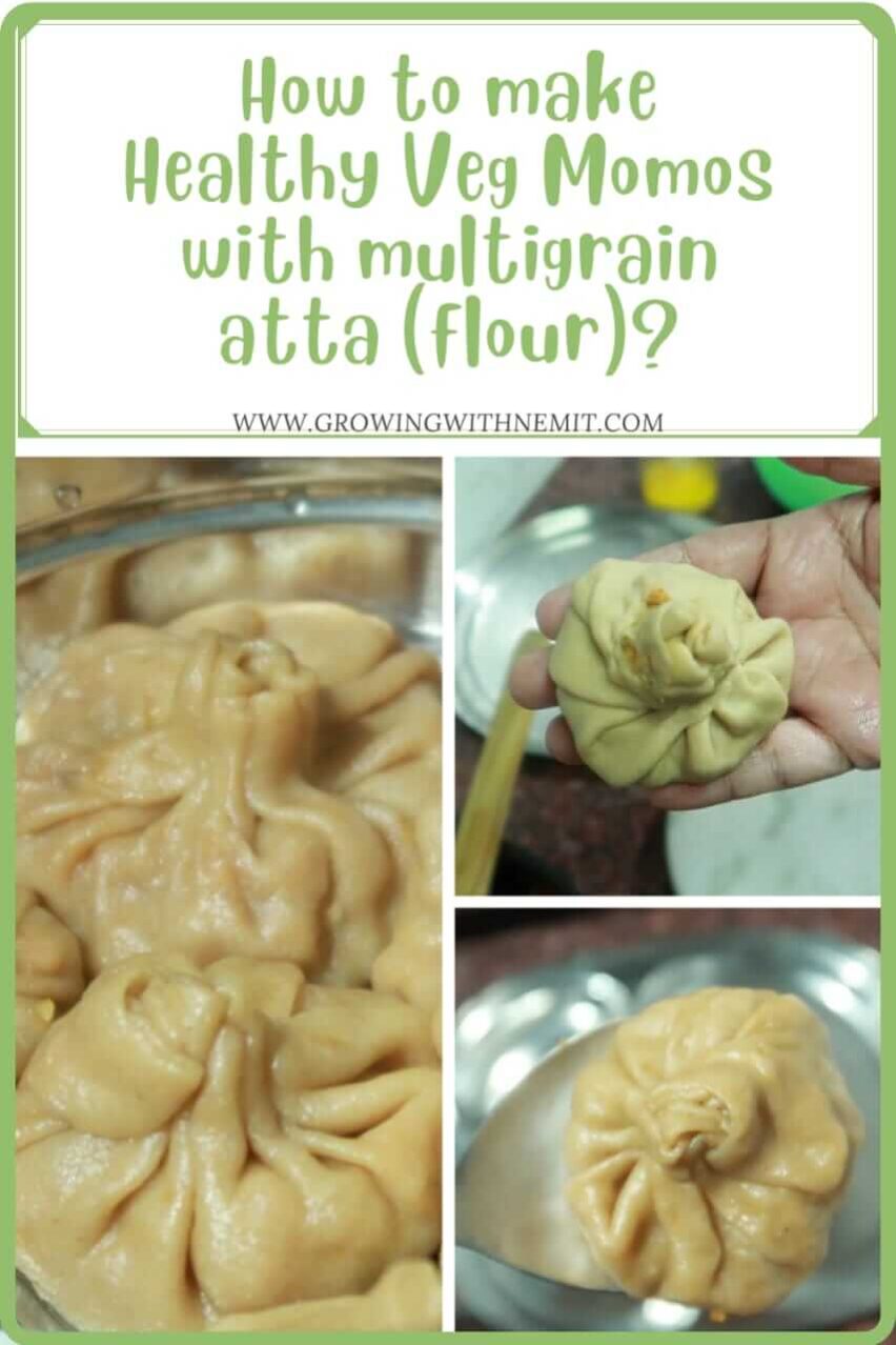 In this post, I'll tell you how you can make Veg Momos with Multigrain Atta (flour) & give this recipe a healthy twist. It can be a perfect snack for kids.