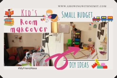 In this post, I have shared how we managed to do our Kid's Room Makeover on a Budget. And, along with that, I also shared a few DIY Decor Ideas.