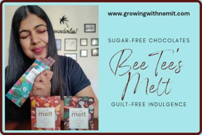 You should check out these sugar-free chocolates from BeeTee's Melt for Guilt-free indulgence as all their chocolates are free from refined sugar.