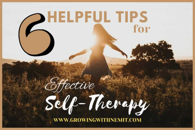 Therapy forces you to disassemble and then reassemble all of your life's challenging ideas and feelings. Here are some tips to assist you in self-therapy.
