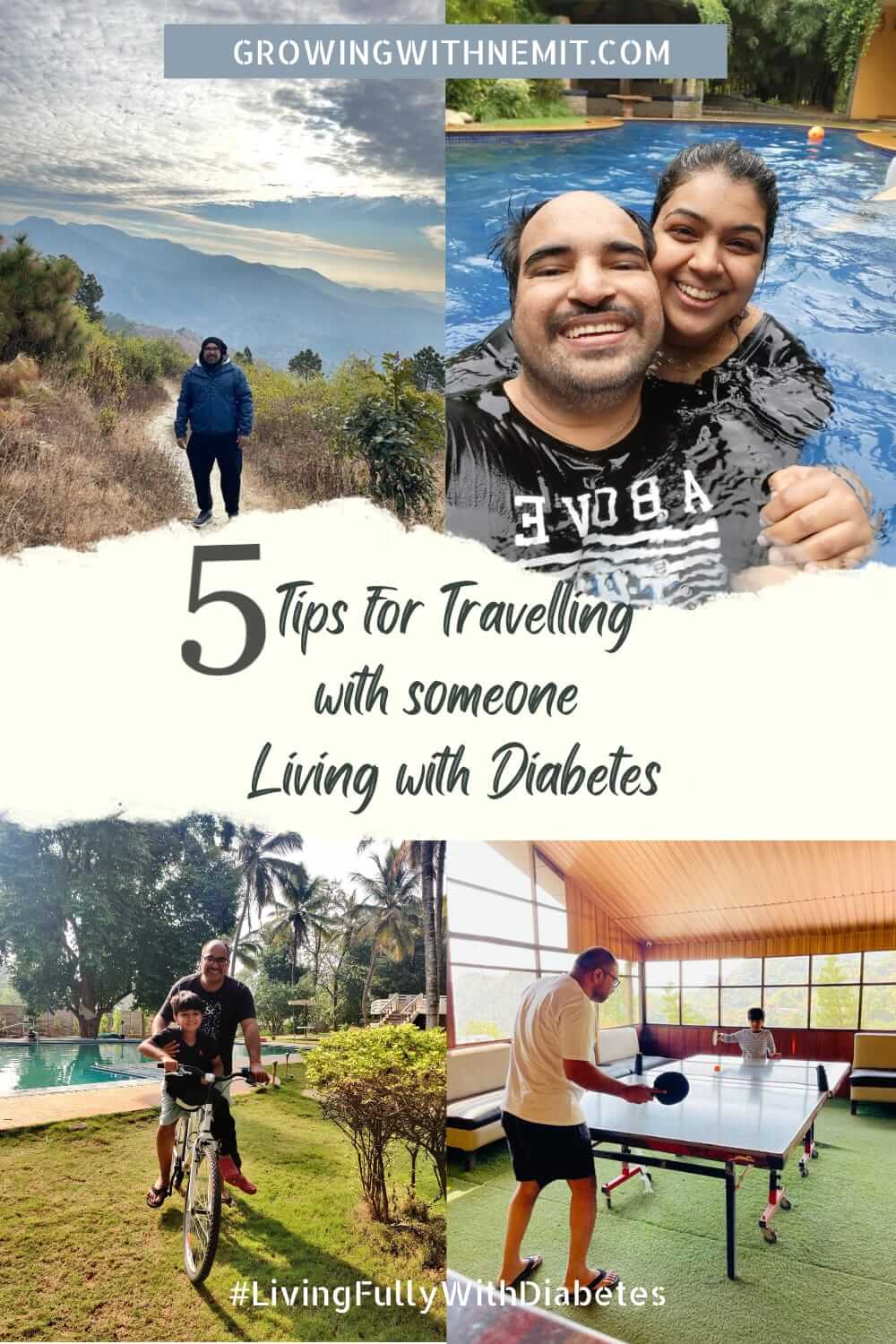 Almost everyone around me has someone or the other in their family who has diabetes. Here are 5 simple tips for traveling with someone living with diabetes.  